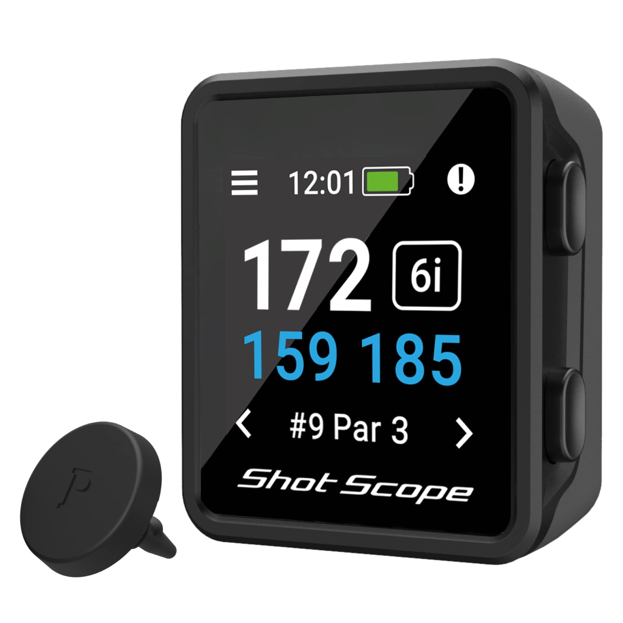 Shot Scope H4 Gps Handheld With Shot Tracking   F/M/B Green And Hazard Distances   36,000+ Pre Loaded Courses   100+ Statistics 
