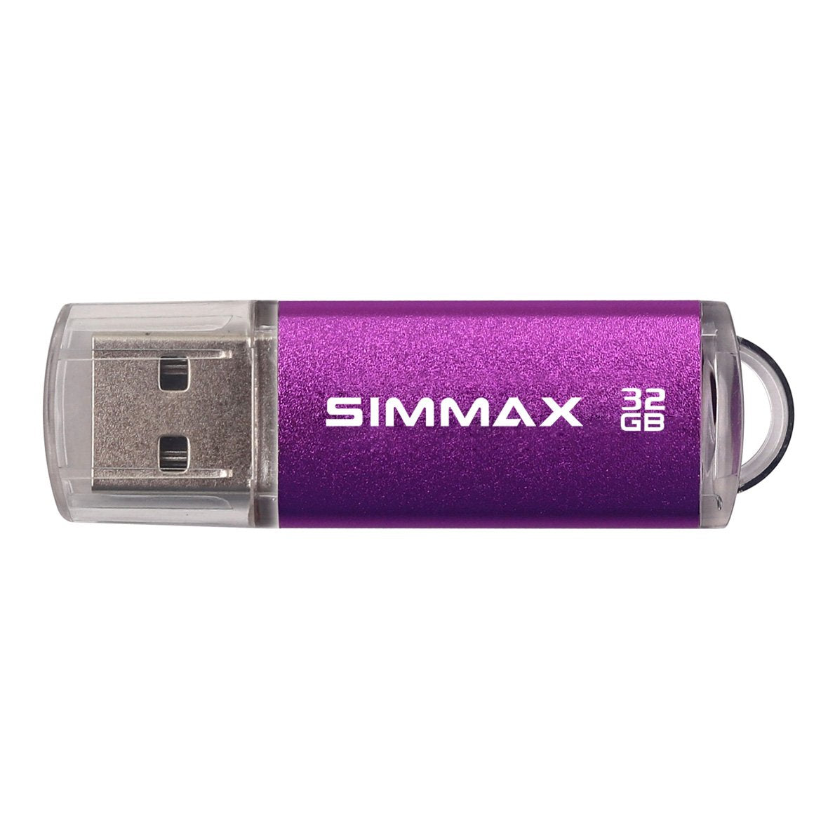 Simmax Flash Drive 2 Pack 32Gb Usb 2.0 Flash Drives Thumb Drive Memory Stick Pen Drive With Led Indicator (Red Purple)