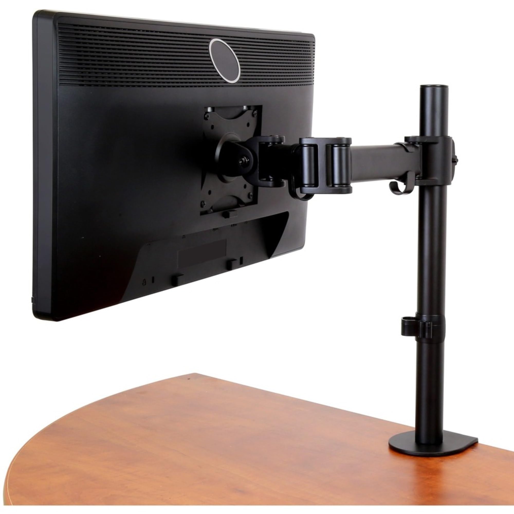 Startech.Com Desk Mount Monitor Arm For Up To 34'' Vesa Compatible Displays   Articulating Pole Mount Single Monitor Arm   Ergon