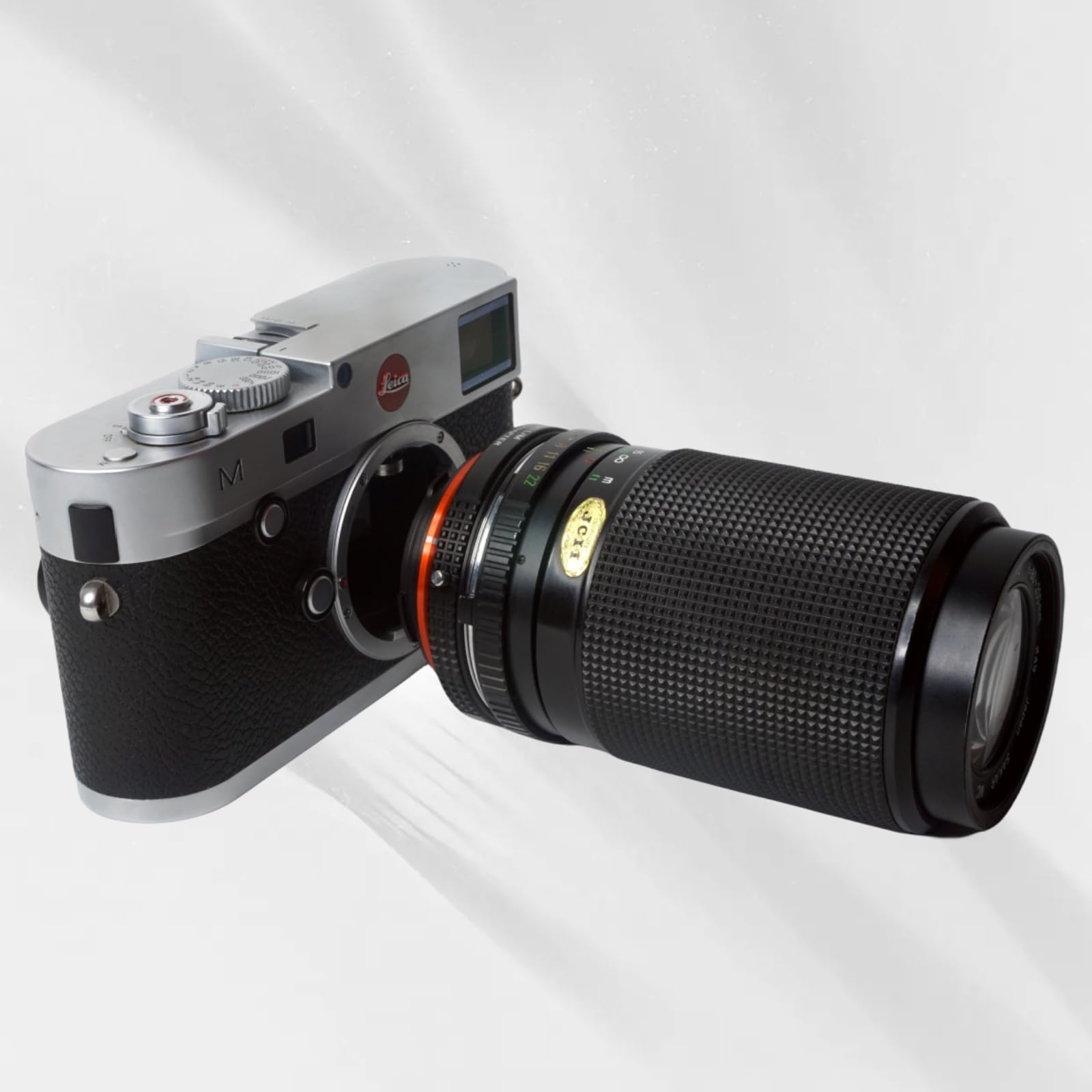 Pholsy Lens Mount Adapter With 6 Bit Coding Compatible With Minolta Md (Mc Sr) Lens To Leica M Mount Camera Body Md To Leica M