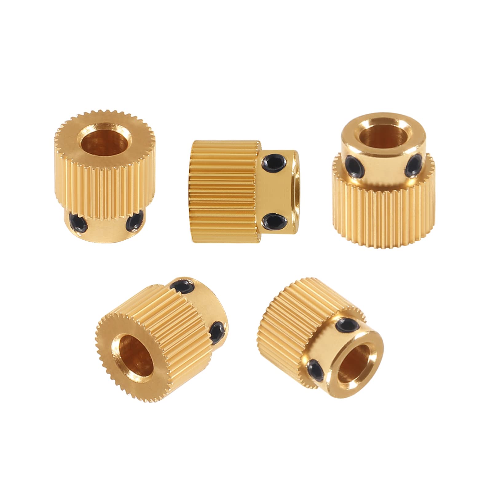 Aokin Brass Extruder Wheel Gear 40 Teeth Drive Gear 3D Printer Parts For Creality Ender 3, Ender 3 Pro, Ender 3 V2, Ender 5/5 Pr