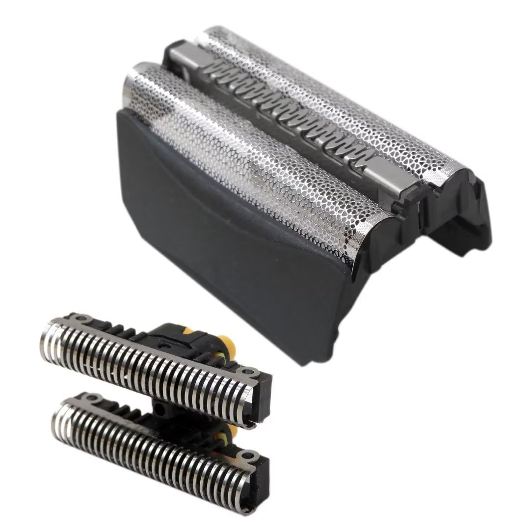 Upgraded 51B Black Electric Shaver Replacement Foil Head Razor Aceesories For Br Aun Waterflex Shaver 51B Mesh Cover 51S Waterfl