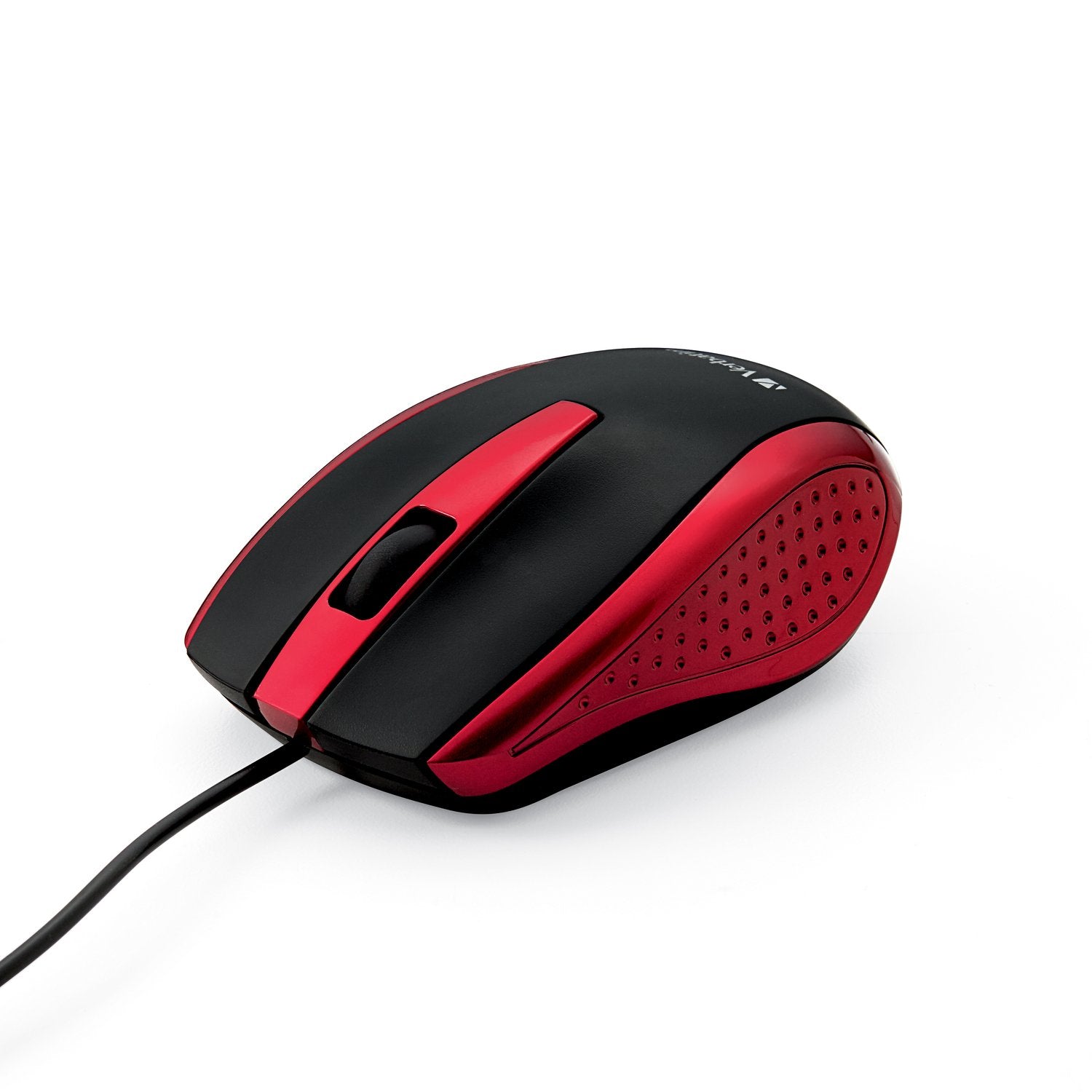 Verbatim Wired Usb Computer Mouse   Corded Usb Mouse For Laptops And Pcs   Right Or Left Hand Use, Red 99742, 1.4'' X 2.4'' X 3.