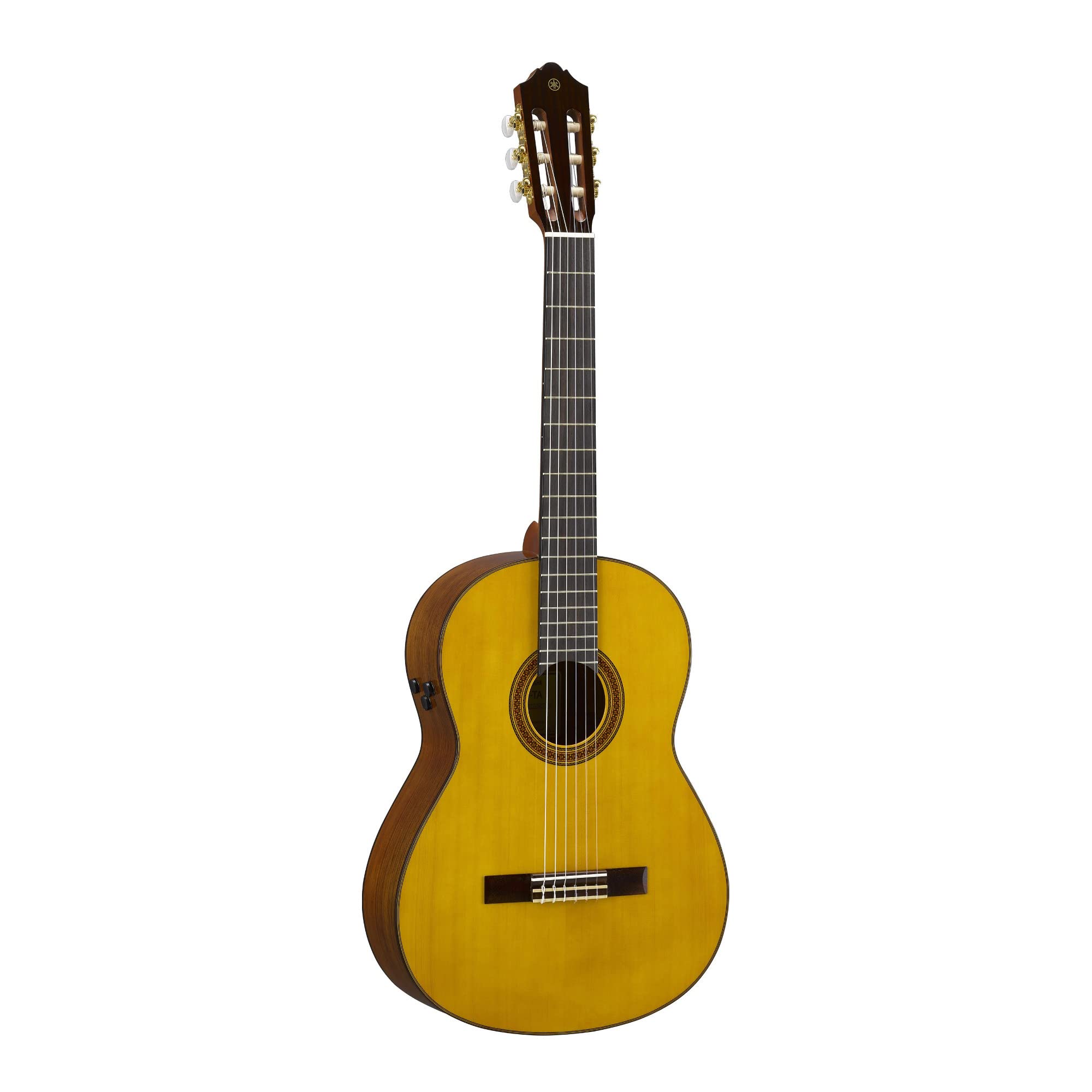 Yamaha Cg-Ta Nylon String Transacoustic Guitar With Chorus And Reverb, Classical, Vintage Tint