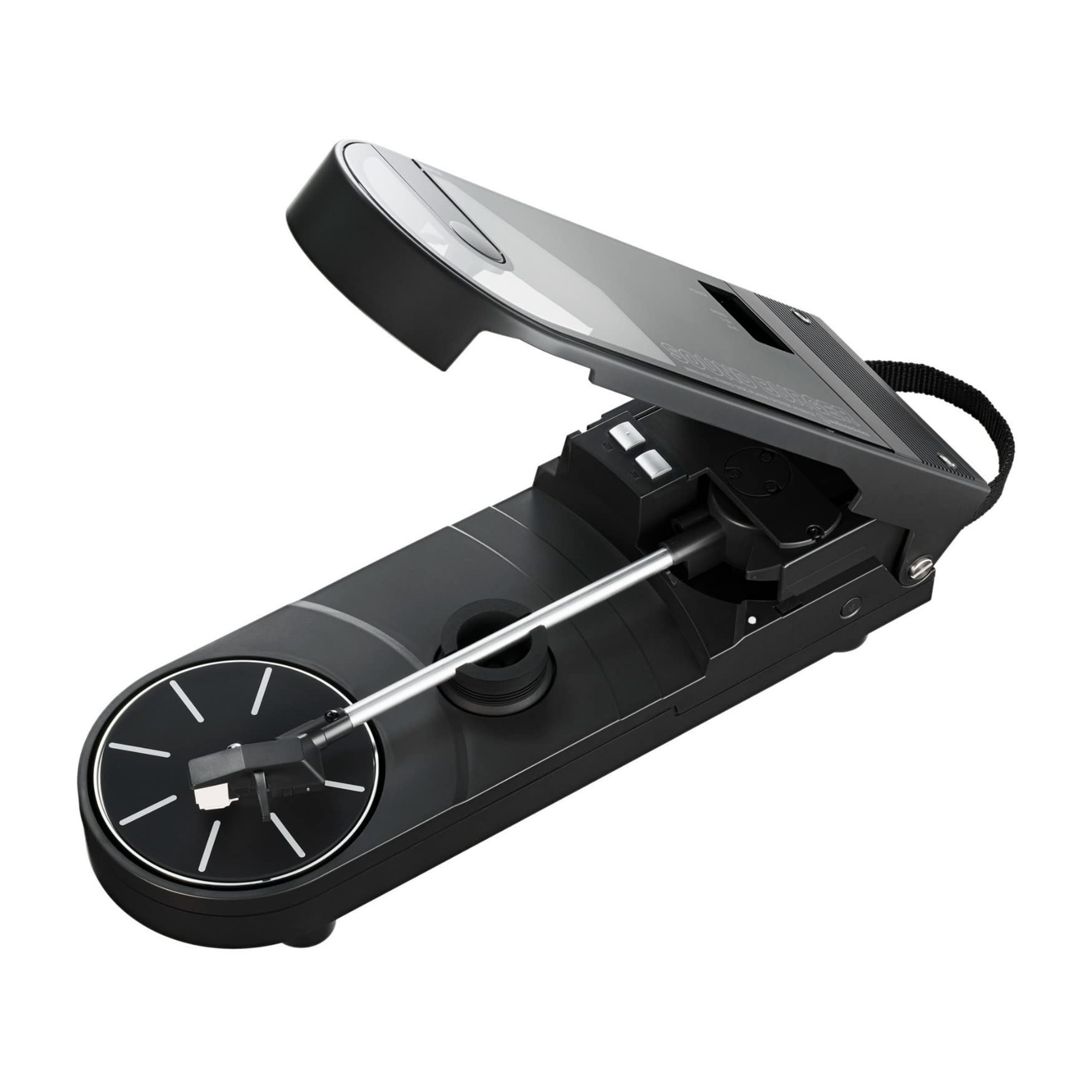 Audio Technica AT SB727 Sound Burger Portable Bluetooth Turntable, Black