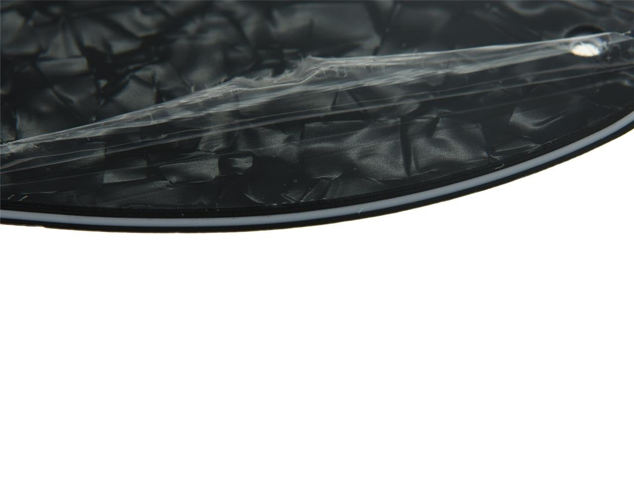 Kaish 4 String J Bass Style Pickguard Bass Pick Guard Scratch Plate For Jazz J Bass Made In Usa/Mexico Black Pearl