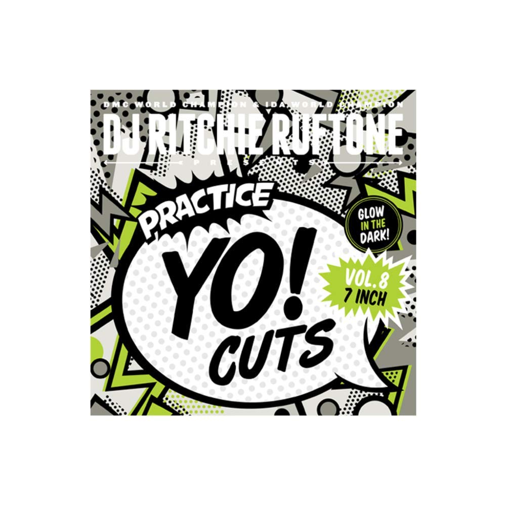 Dj Ritchie Ruftone Practice Yo! Cuts Vol 8 Glow In The Dark 7'' Vinyl For Your Numark Pt01 Scratch Or Reloop Spin Portable Turnt