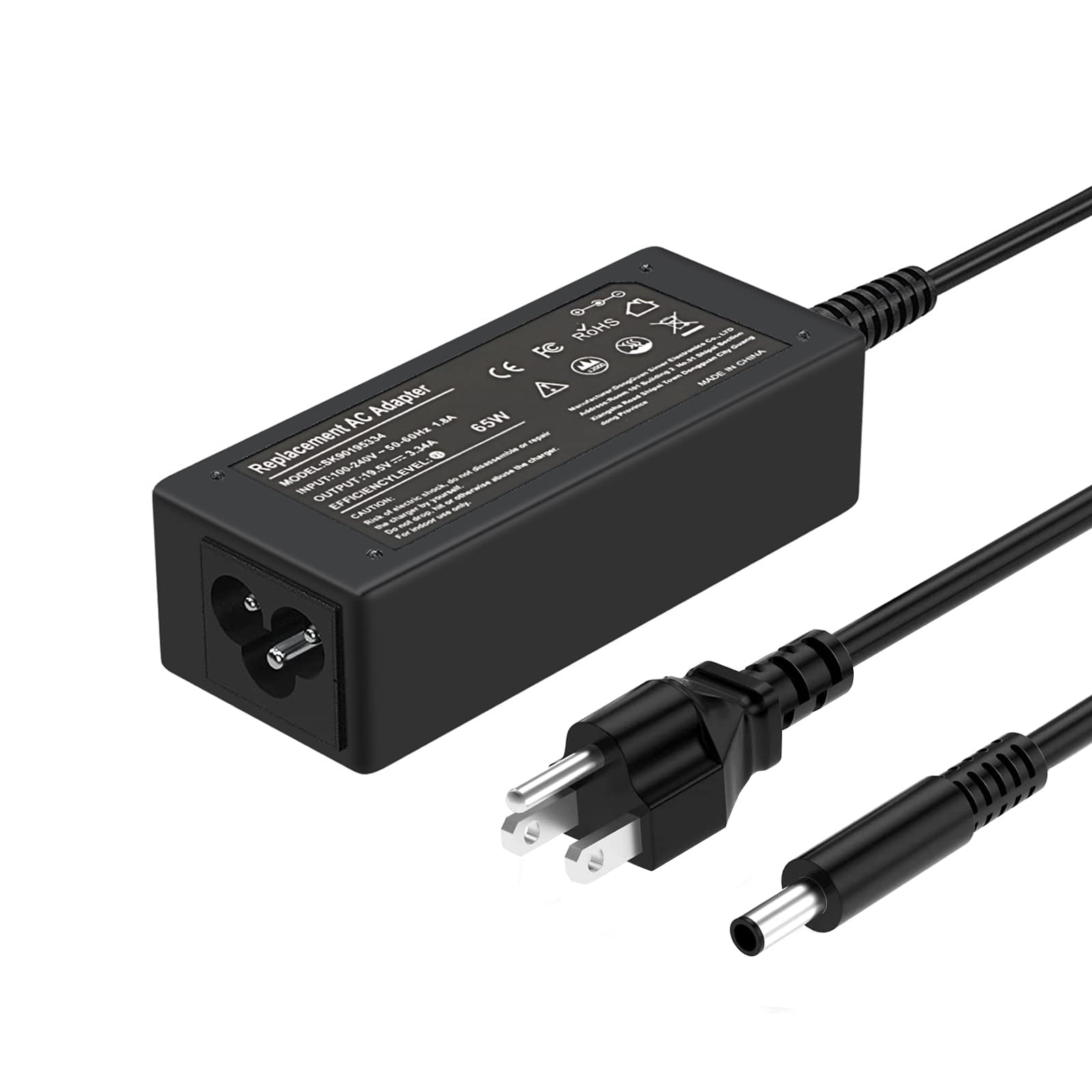 New 65W/45W Ac Charger For Dell Inspiron P51F P25T P24T P57G P58F P69G P54G P28E P66F P20T P75F P30E P32E P60G P55F P30E P29G P8