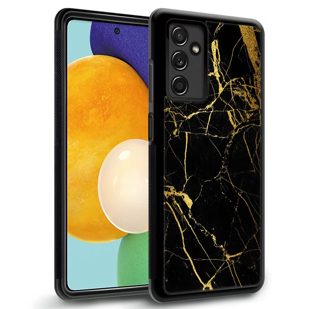 Samsung Galaxy A14 5G Case,Black Gold Marble Galaxy A14 5G Cases For Boys Men,Anti Scratch Soft Tpu Pattern Design Case Compatib