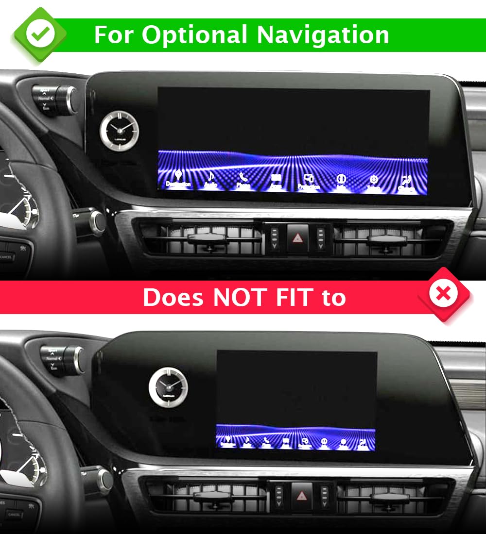 Ipg Proactive Made For Lexus 2022-2024 Es250 / Es350 / Es300H 8 Inch Or 12.3 Inch Navigation Display 9H Hardness Screen Protecto