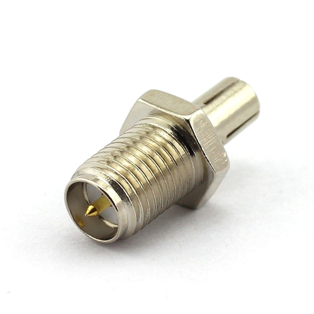 Dgzzi 2 Pack Rf Coaxial Adapter Sma To Ts9 Coax Jack Connector Rp Sma Female To Ts9 Silver