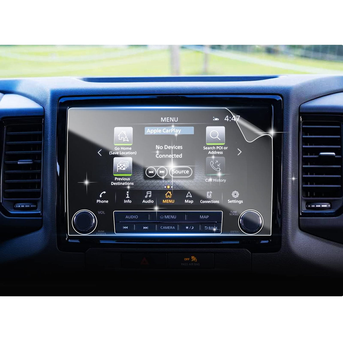 Shaohao 2023 2024 Nissan Frontier Screen Protector, For 2022 2024 Frontier S/Sv Pickup Truck 8 In Touch Screen Accessories