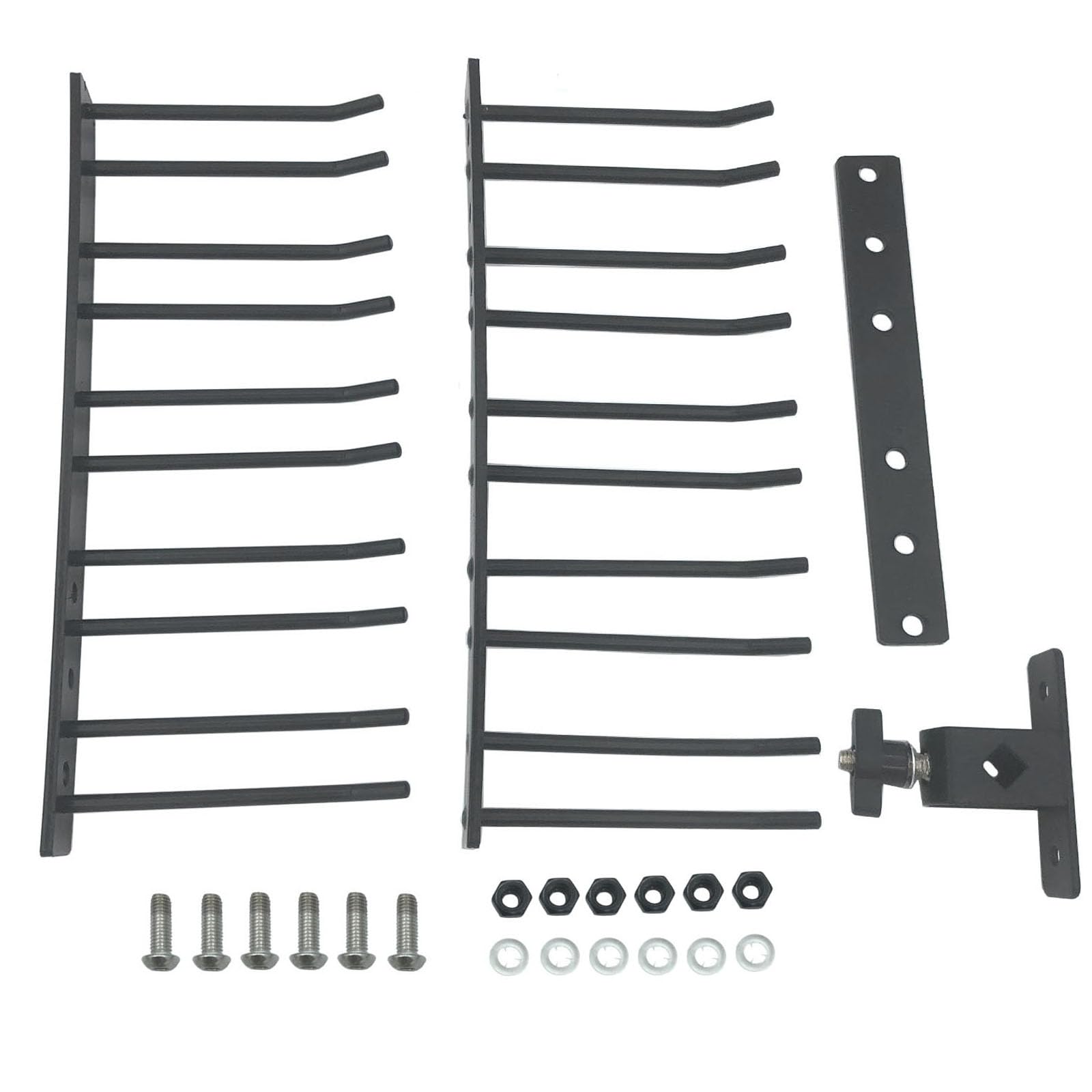 Tuoren Drum Mallets Display Stand Mountable Multi Pair Marimba Timpani Mallets Holder Removable Drum Mallets Organizer Rack For