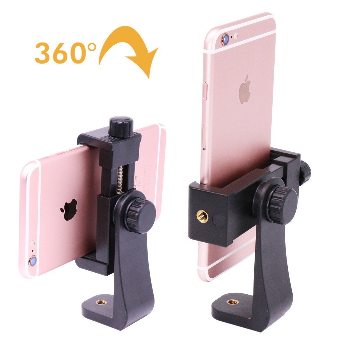 Afaith Cell Phone Tripod Mount With Remote, Phone Holder Adapter Selfie Monopod With Adjustable Clamp For Iphone 16 15 14 13 12