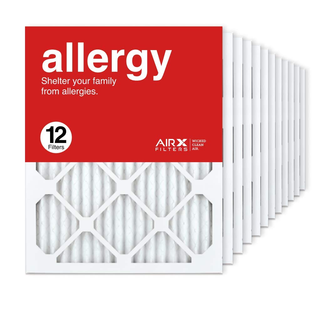 Airx Filters 16X20X1 Air Filter Merv 11 Pleated Hvac Ac Furnace Air Filter, Allergy 12 Pack, Made In The Usa