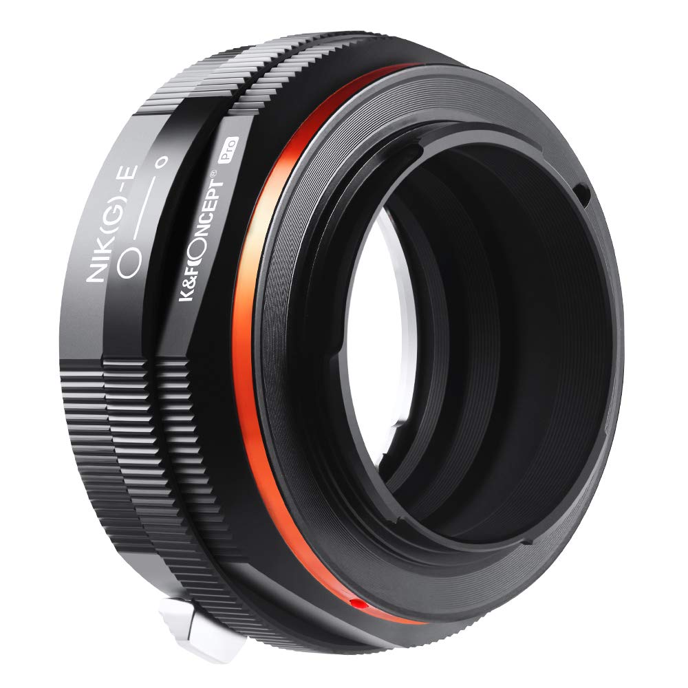 K&F Concept Lens Mount Adapter, G Mount F/Ai/G Lens To E Mount/Nex Camera Body Mount Adapter With Matting Varnish Design