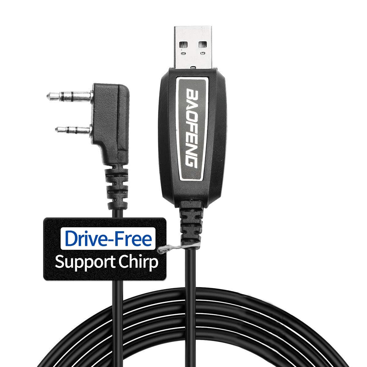 BAOFENG USB Programming Cable PL2303 Support Chirp UV-5R,BF-F8HP, 5RM,UV-21R,UV-5G Plus,UV-17R,K5PLUS,GM-15Pro GM-5RH TIDRADIO T