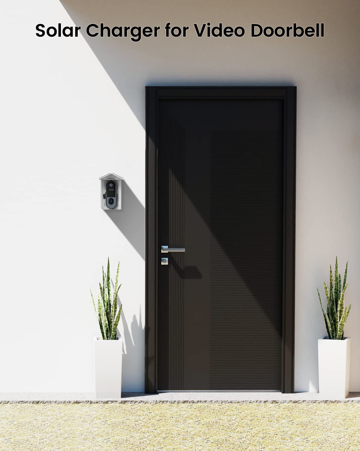 Xtu Solar Charger For Video Doorbell, Compatible With Video Doorbell 2Nd Gen (2020 Release), And All Battery Powered Video Doorb