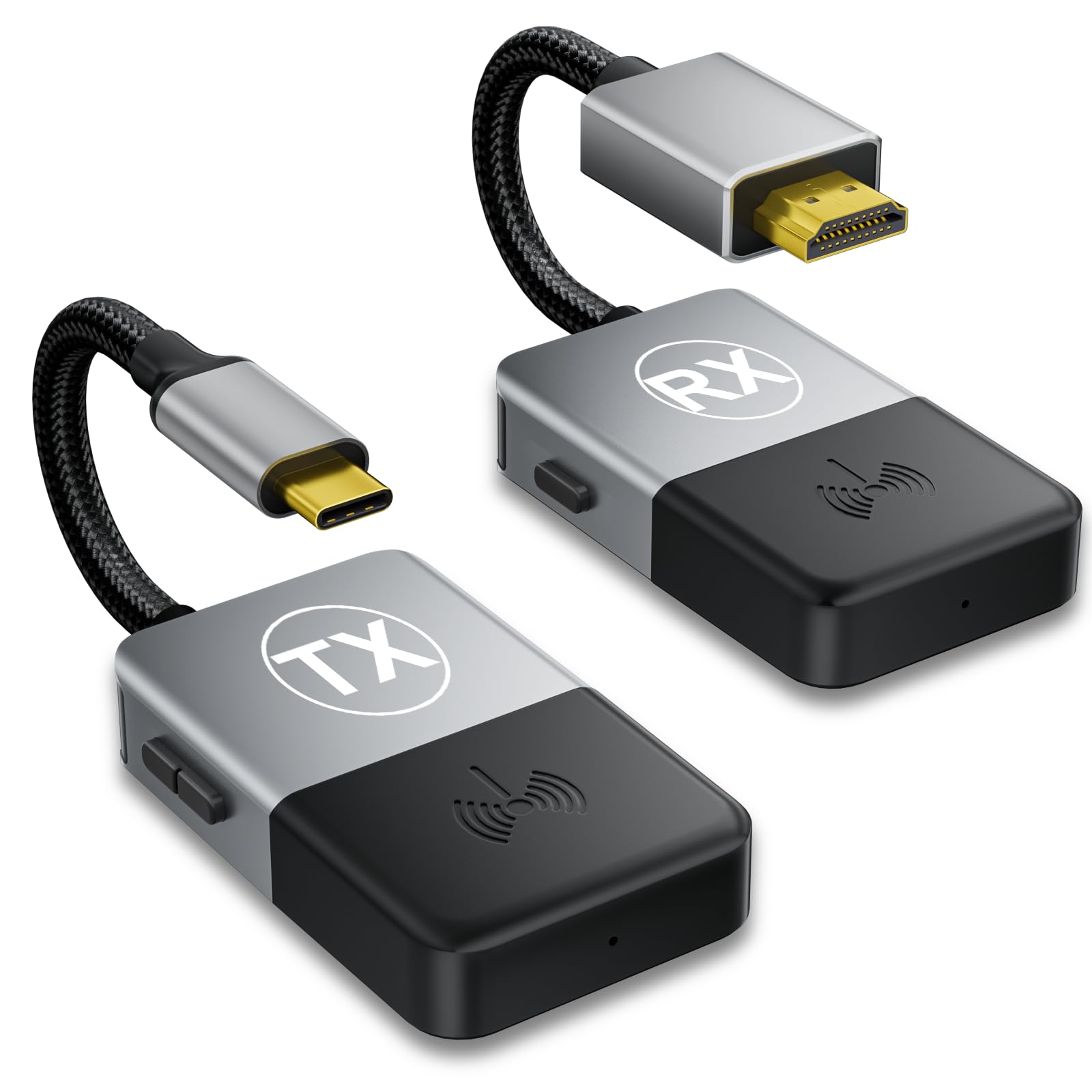 Usb C To Hdmi Wireless Transmitter And Receiver, Usb C 3.1 Port Wireless Hdmi Receiver 4K Output(2025 Upgraded), 165Ft/50M, Sing