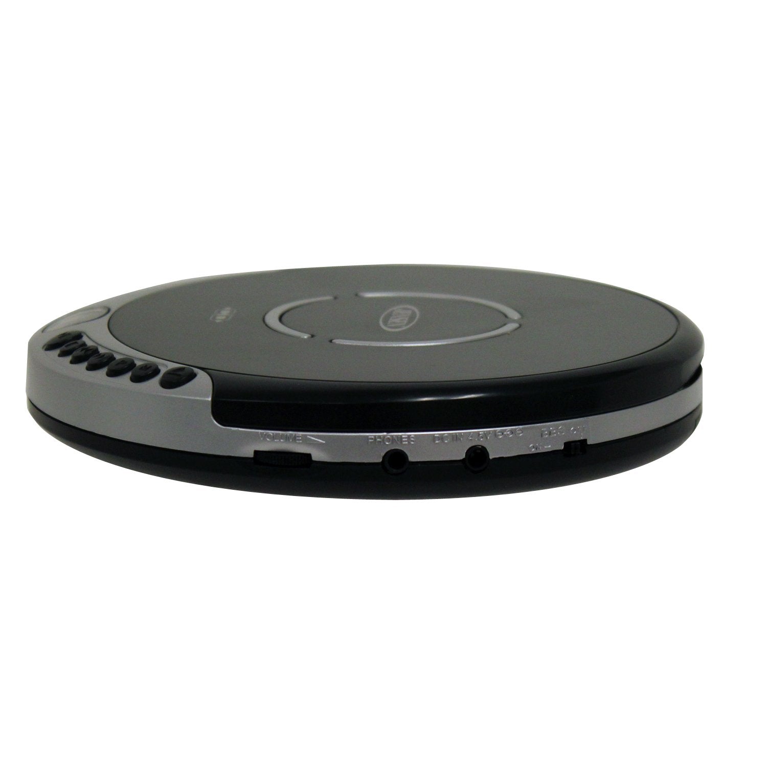 Jensen Portable Cd Player With Bass Boost, Silver, Jencd60R