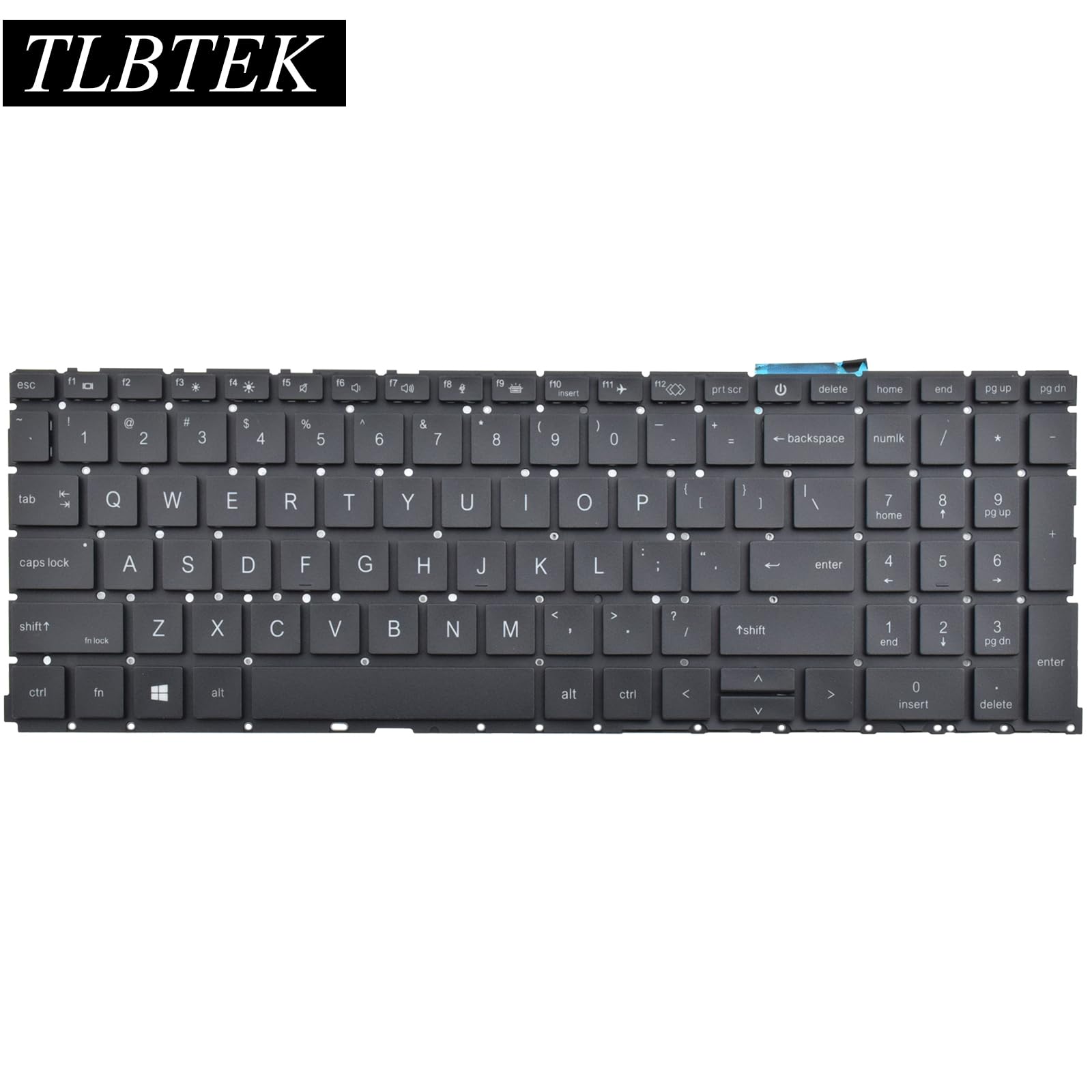 Tlbtek Backlight Keyboard Replacement Compatible With Hp Probook 450 G8 455 G8 650 G8.Zbook Power G7,Zhan 66 Pro 15 G4 Laptop (W
