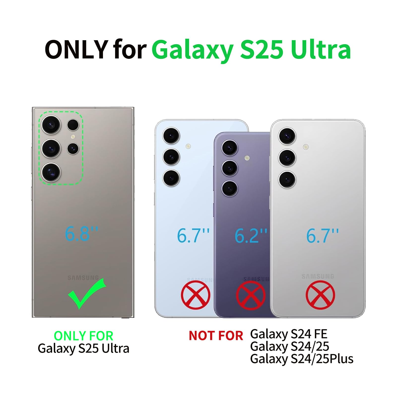 Bfserobj For Samsung Galaxy S25 Ultra Case With Kickstand And Camera Cover Dual Layer Hard Pc + Soft Tpu Shock Proof Protective