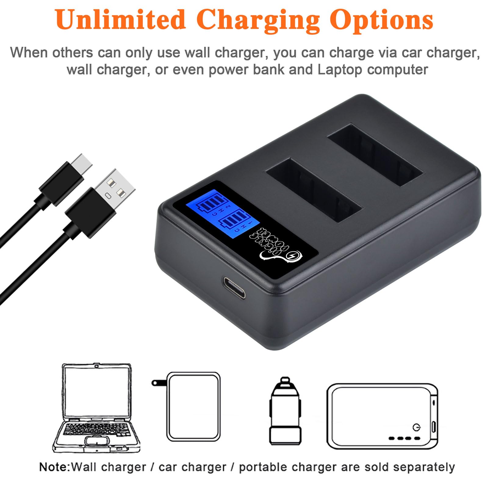 Np Bx1 Np Bx1 Battery And Charger With Lcd Display Replacement For Sony Cyber Shot M8 Dsc Hx80 Hx90V Hx95 Hx99 Hx350 Rx1 Rx1R Ii