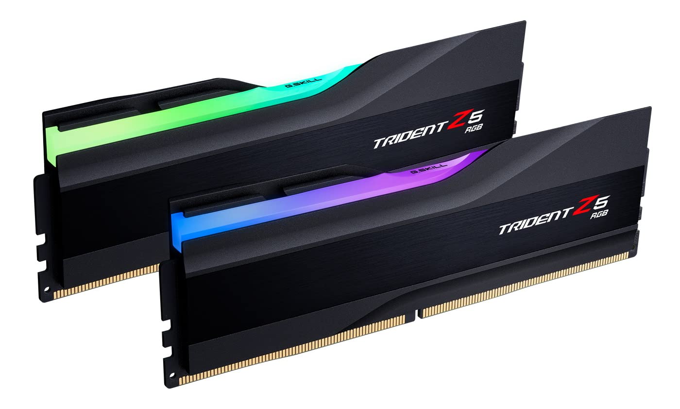 G.Skill Trident Z5 Rgb Series (Intel Xmp 3.0) Ddr5 Ram 32Gb (2X16Gb) 7200Mt/S Cl34 45 45 115 1.40V Desktop Computer Memory Udimm