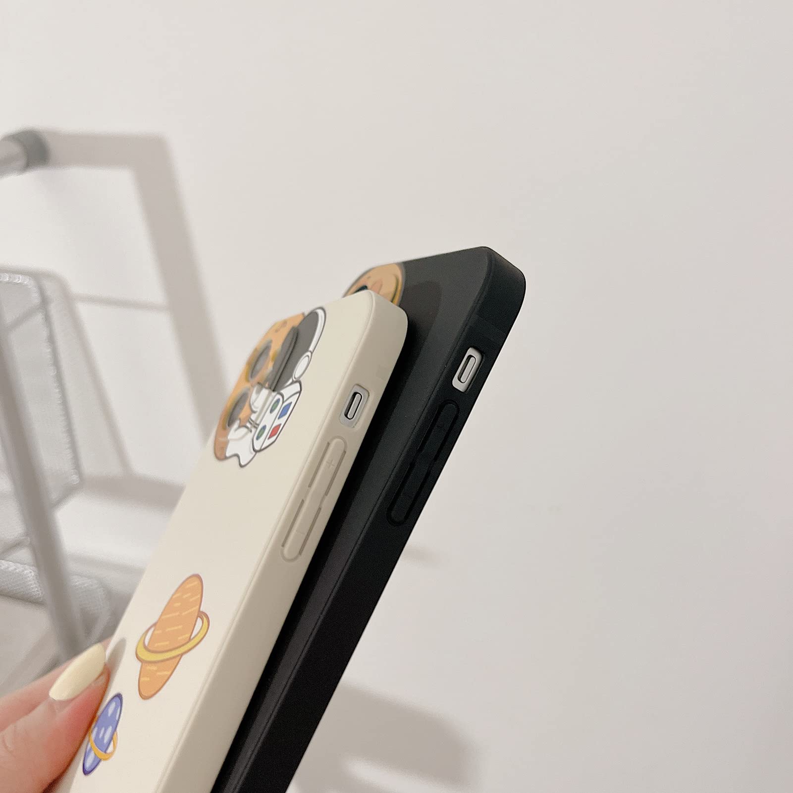 Yonds Queen For Iphone 11 Cute Case, Cartoon Astronaut Space Moon Planet Design Stylish Bumper Cover Tpu Rubber Protective Shock