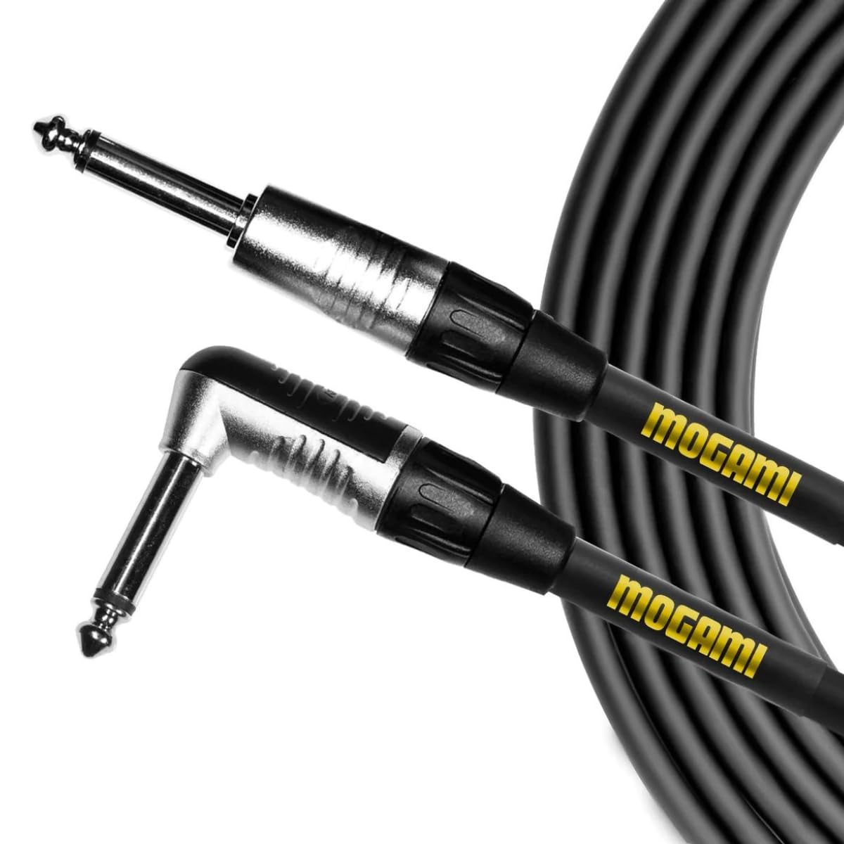 Mogami Mcp Gt R 10 | 10 Foot Guitar Right Angle Tto Straight Cable