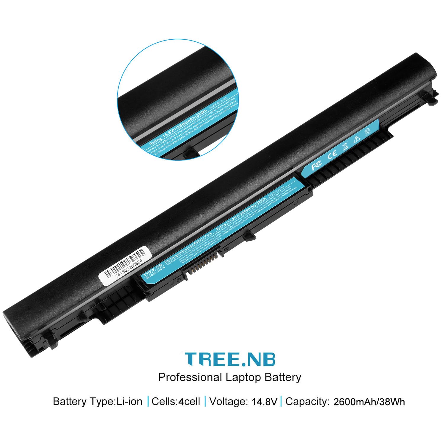 Tree.Nb (Long Life New 807956 001 Replacement Laptop Battery For Hp Spare 807957 001 807611 421 807611 131 807611 221 807612 421