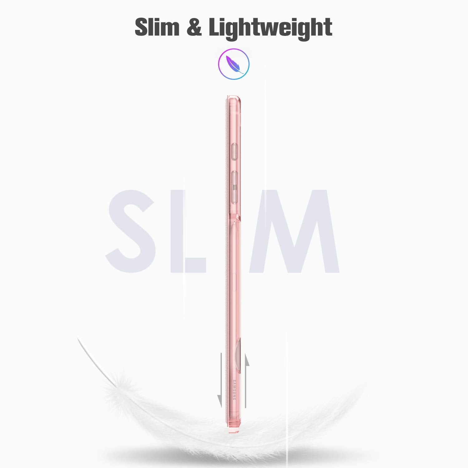 Fintie Slimshell Case For Samsung Galaxy Tab S6 Lite 10.4 Inch 2024/2022/2020 With S Pen Holder, Lightweight Stand Translucent F