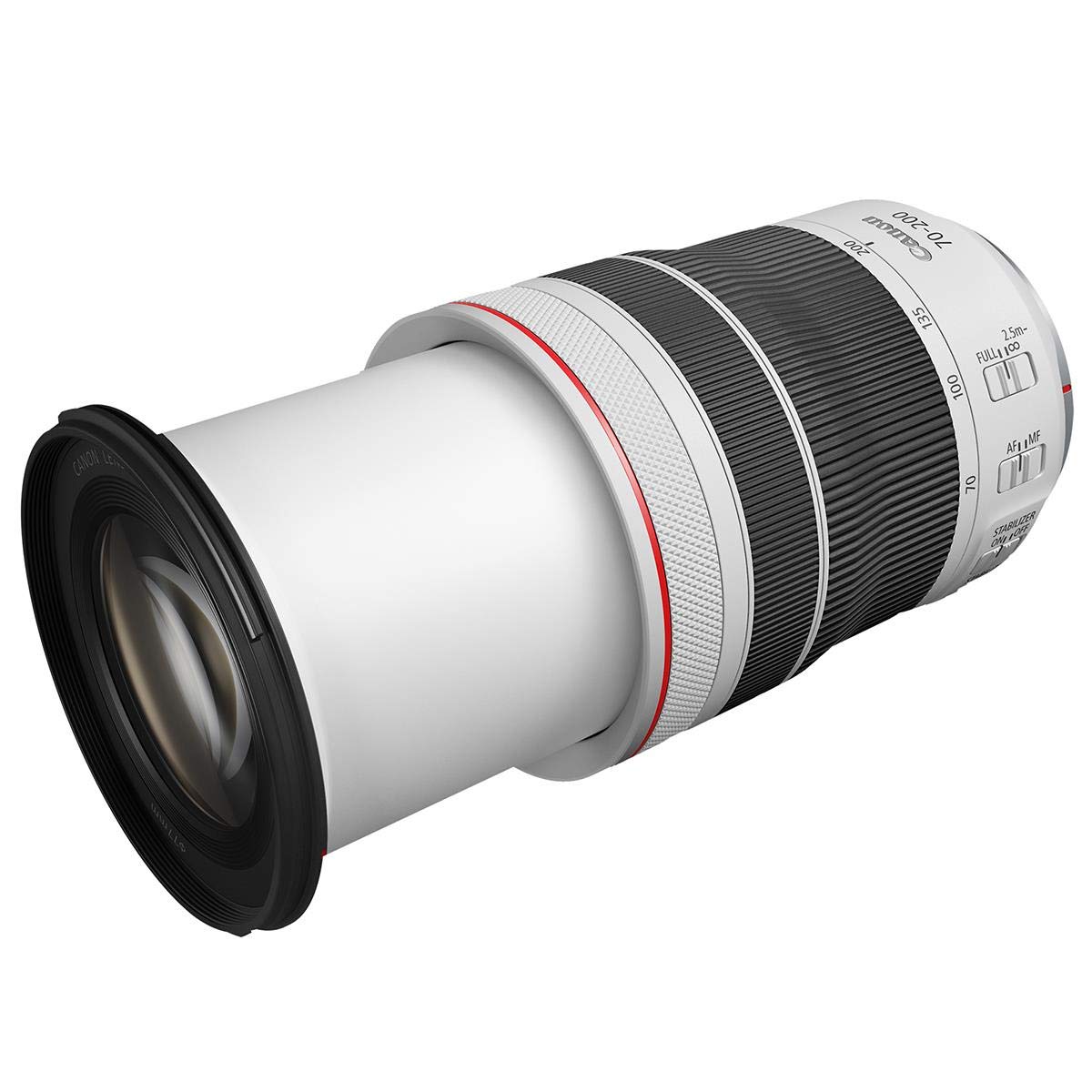 Canon RF70 200mm F4 L is USM Lens, Telephoto Zoom Lens, Compatible with EOS R Series Mirrorless Cameras, White