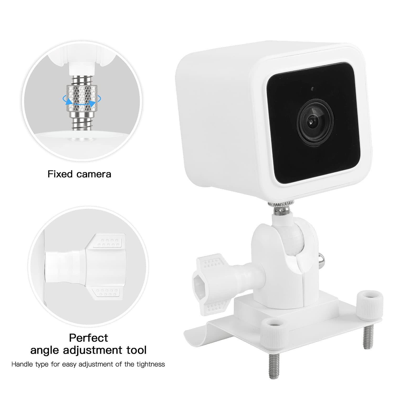 Holaca Vinyl Siding Hooks Mount For Wyze Cam V3,Siding Hanger Clips For Mounting Wyze Cam V3 Camera, Weatherproof Stainless Stee