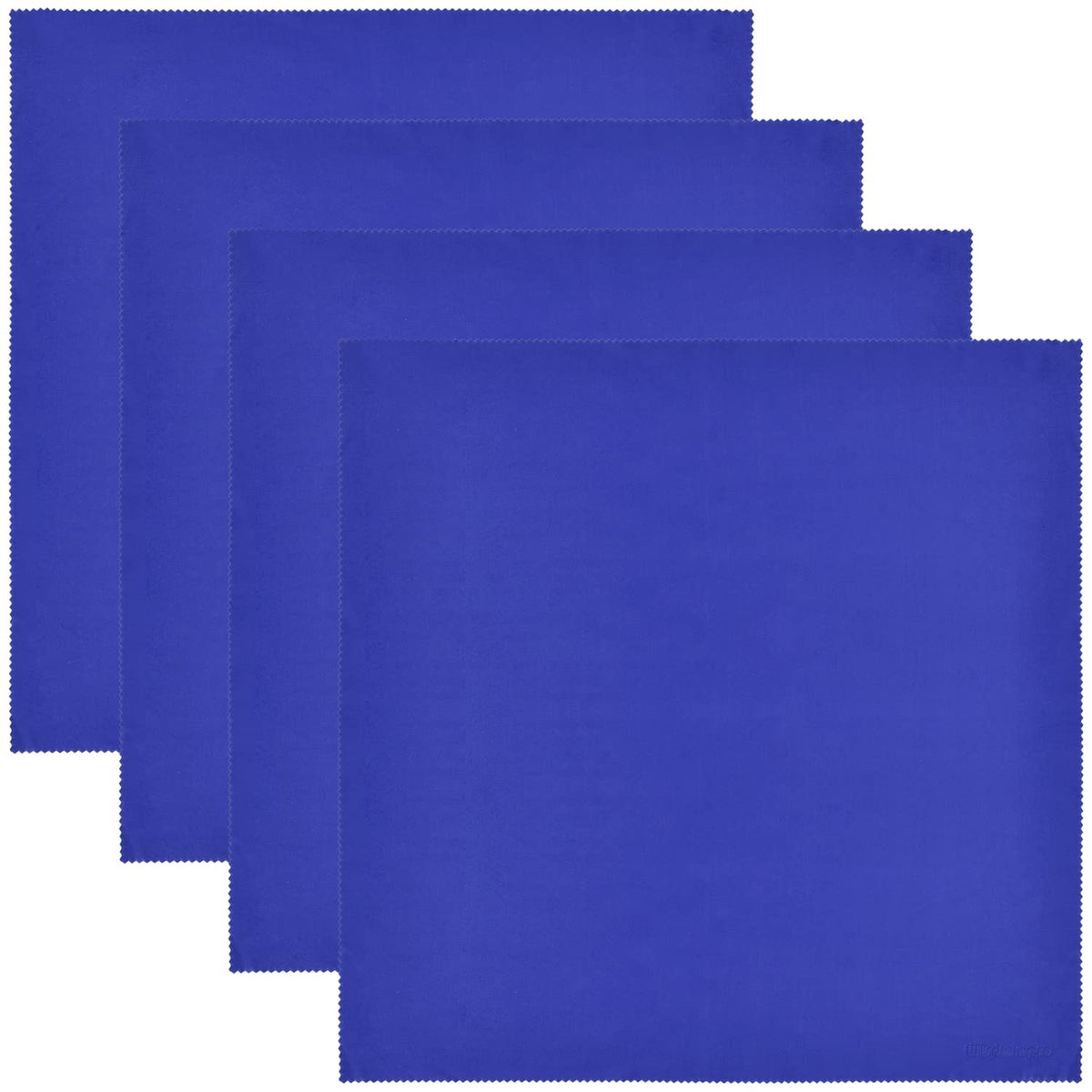 Wisdompro Extra Large 4-Pack Microfiber Cleaning Cloth For Laptop, Lcd Tv, Computer Screen, Monitor, Tablet, Camera Lens, Glass,
