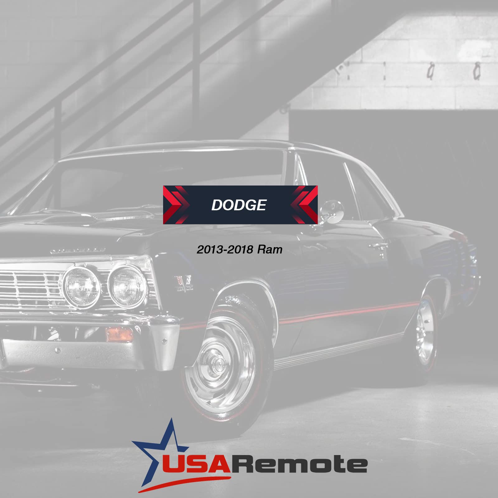 2 Key Fits Ram 2013 2014 2015 2016 2017 2018 Smart Keyless Entry Remote Fob (Gq4-54T)