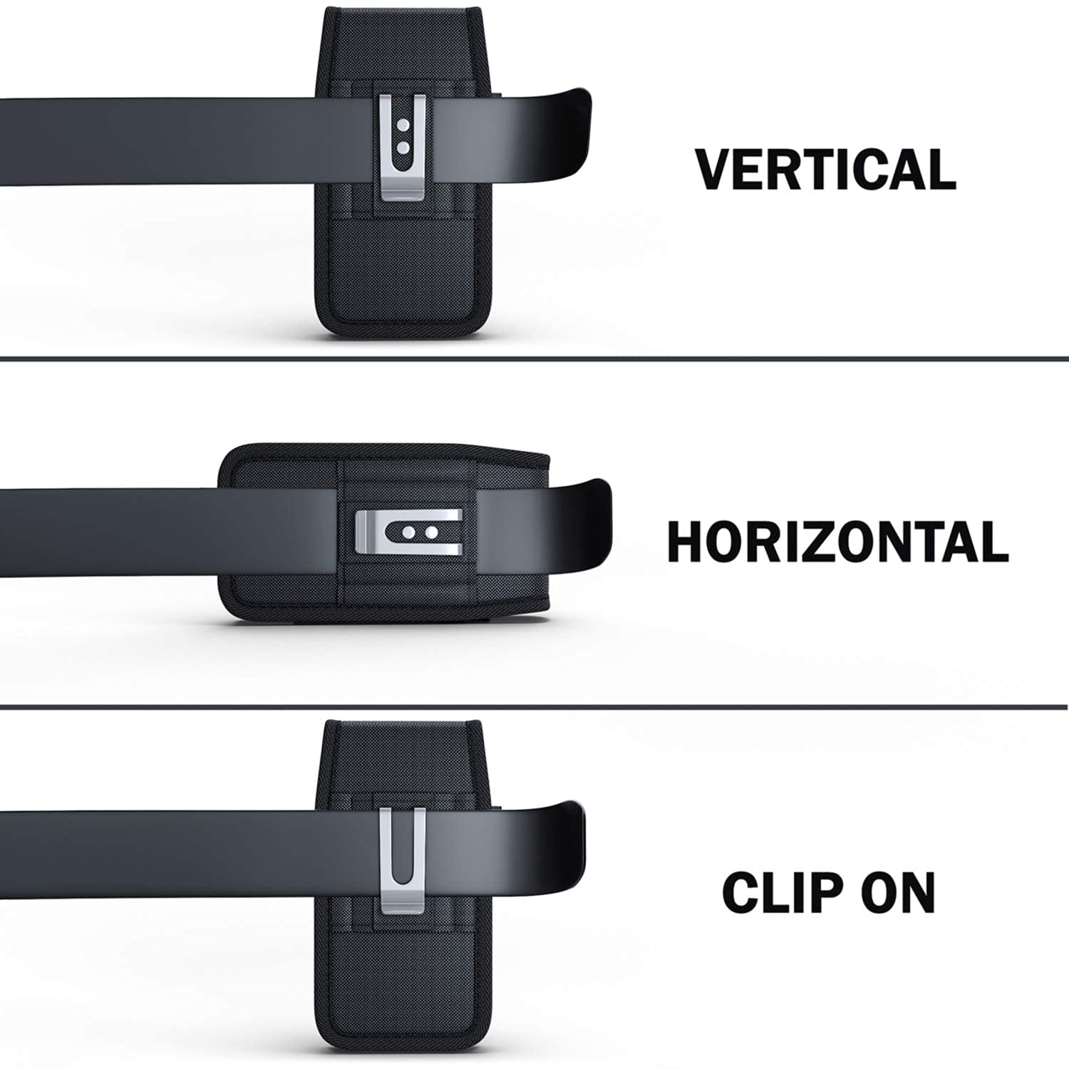 Pitau Holster For Galaxy S23 S22 S21 S20 S10 S9 S8 A10E A01 Note 10 Cell Phone Belt Holder Case With Belt Clip Loop Nylon Carryi