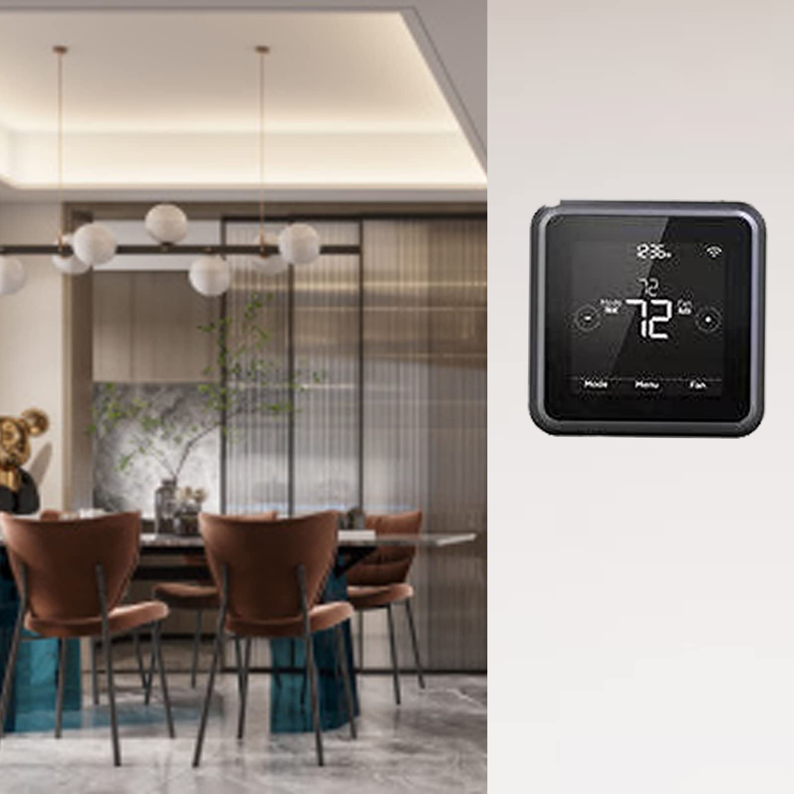 24 Volt Transformer, 500Ma C Wire Power Adapter Thermostat, Competible With Nest, Ecobee, Sensi, Honeywell Doorbell And Any Door