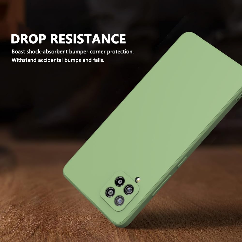 Wogroo For Samsung Galaxy A42 Case Green, Scratch Resistant With Soft Touch, Slim Thin Phone Cover For Samsung Galaxy A42