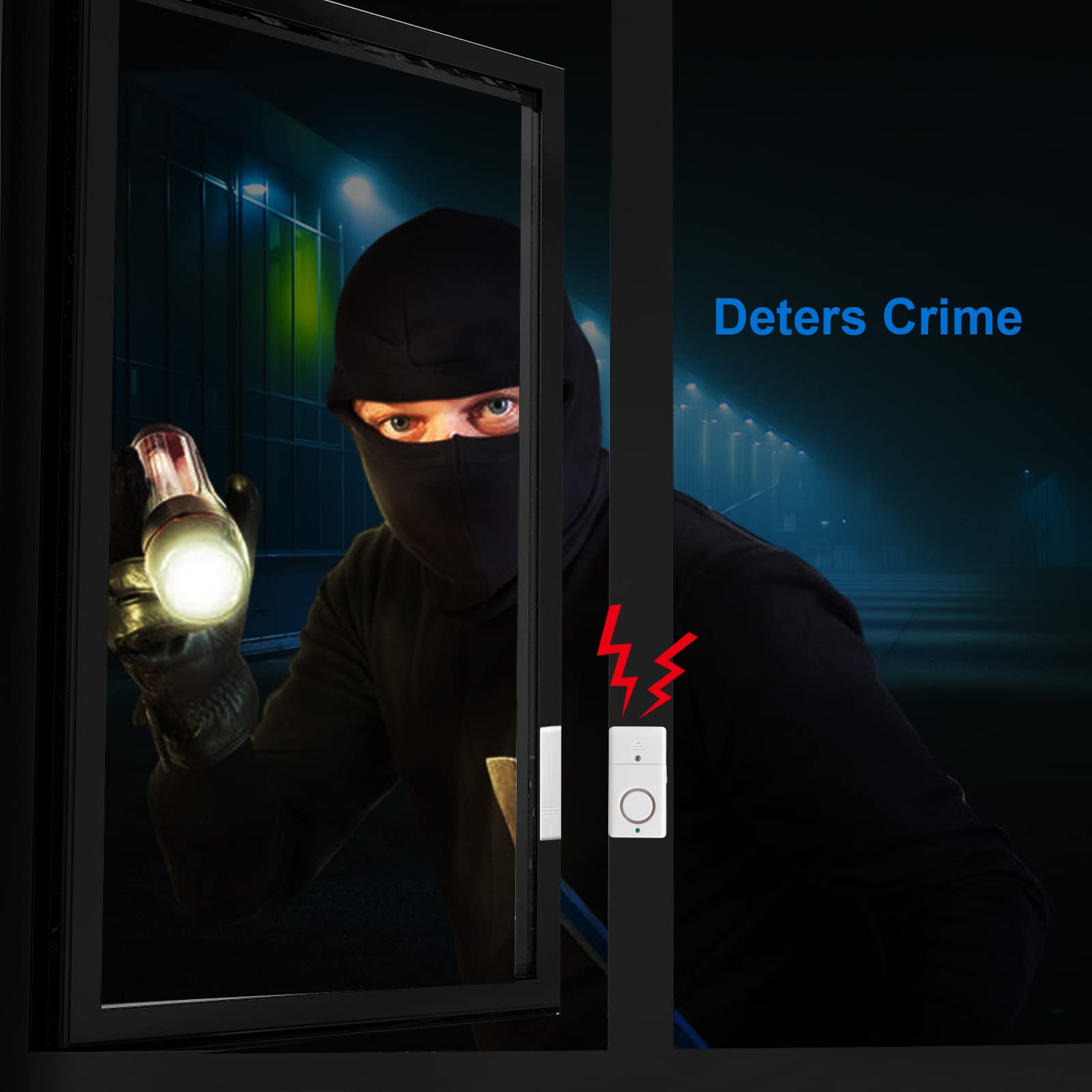 Window Door Alarm For Kids Personal Home Security Alarms With Chime For House, Rv, Office, Business Safe (8Pack)