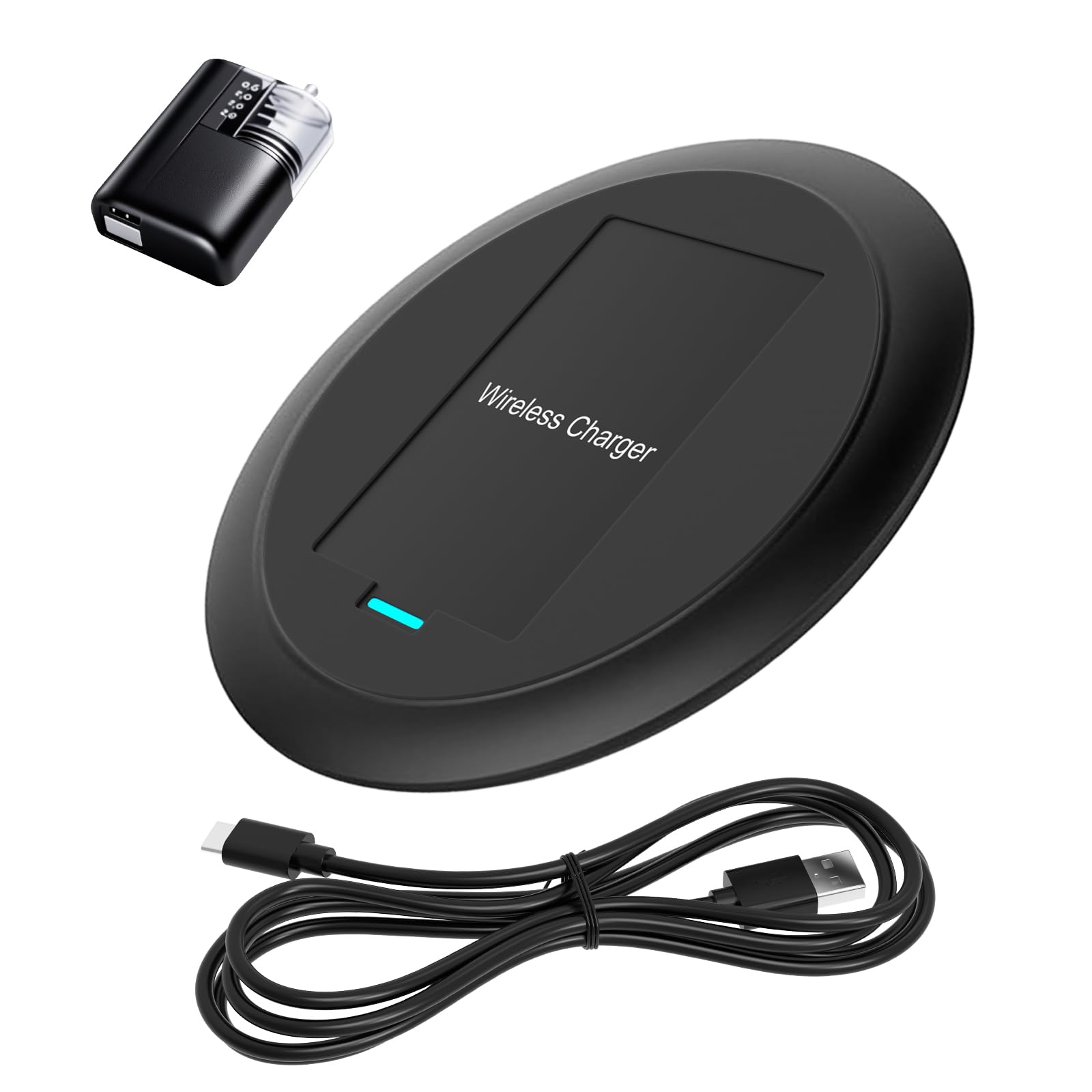 Sijidou Wireless Charging Board is Compatible with Tandem Mobi and Suitable for Tandem Mobi Wireless Charging (Black)