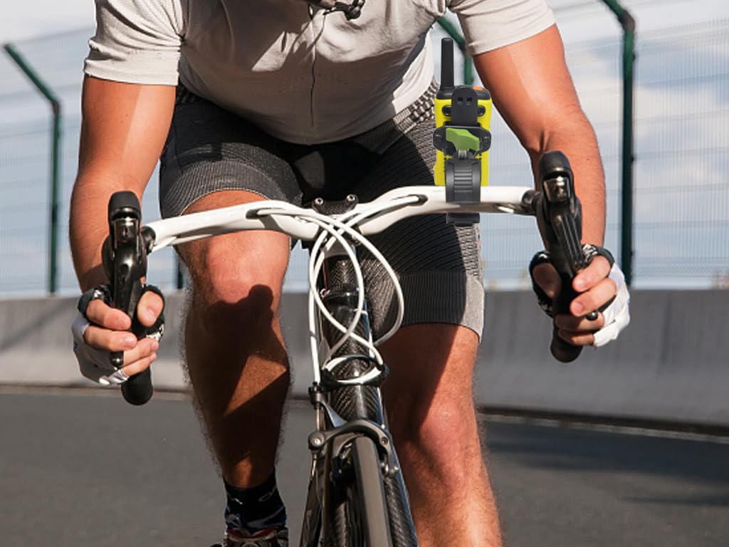 Hyshikra Bike Walkie Talkie Mount, E Bike Bicycle Scooter Radio Holder Hanger For Baofeng Quansheng Motorola Talkabout Kenwood Y