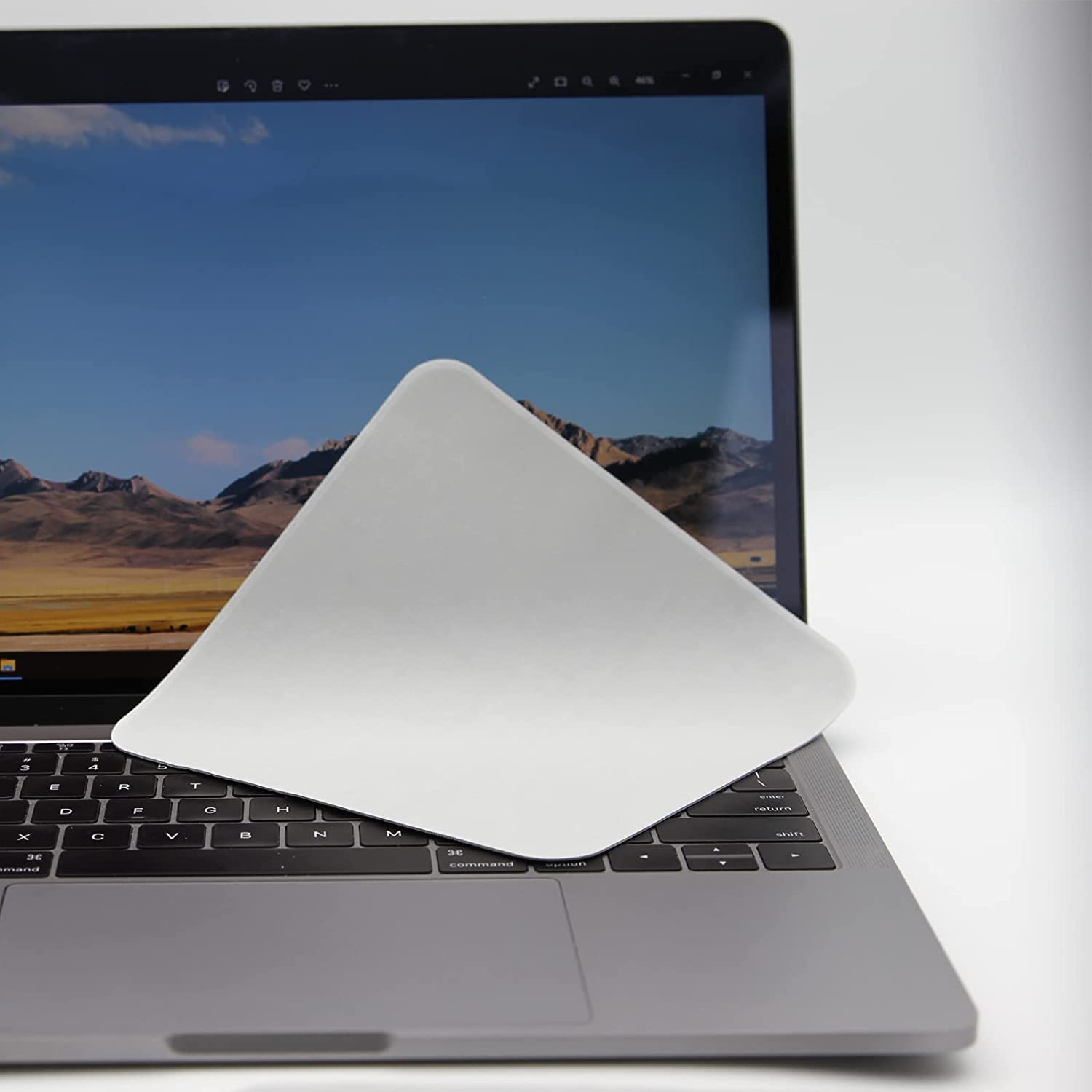 Aawipes Polishing Cloths (6.3'' X 6.3'' Grey Superfine) Compatible With Apple Iphone, Ipad, Macbook, Iwatch, Soft & Nonabrasive