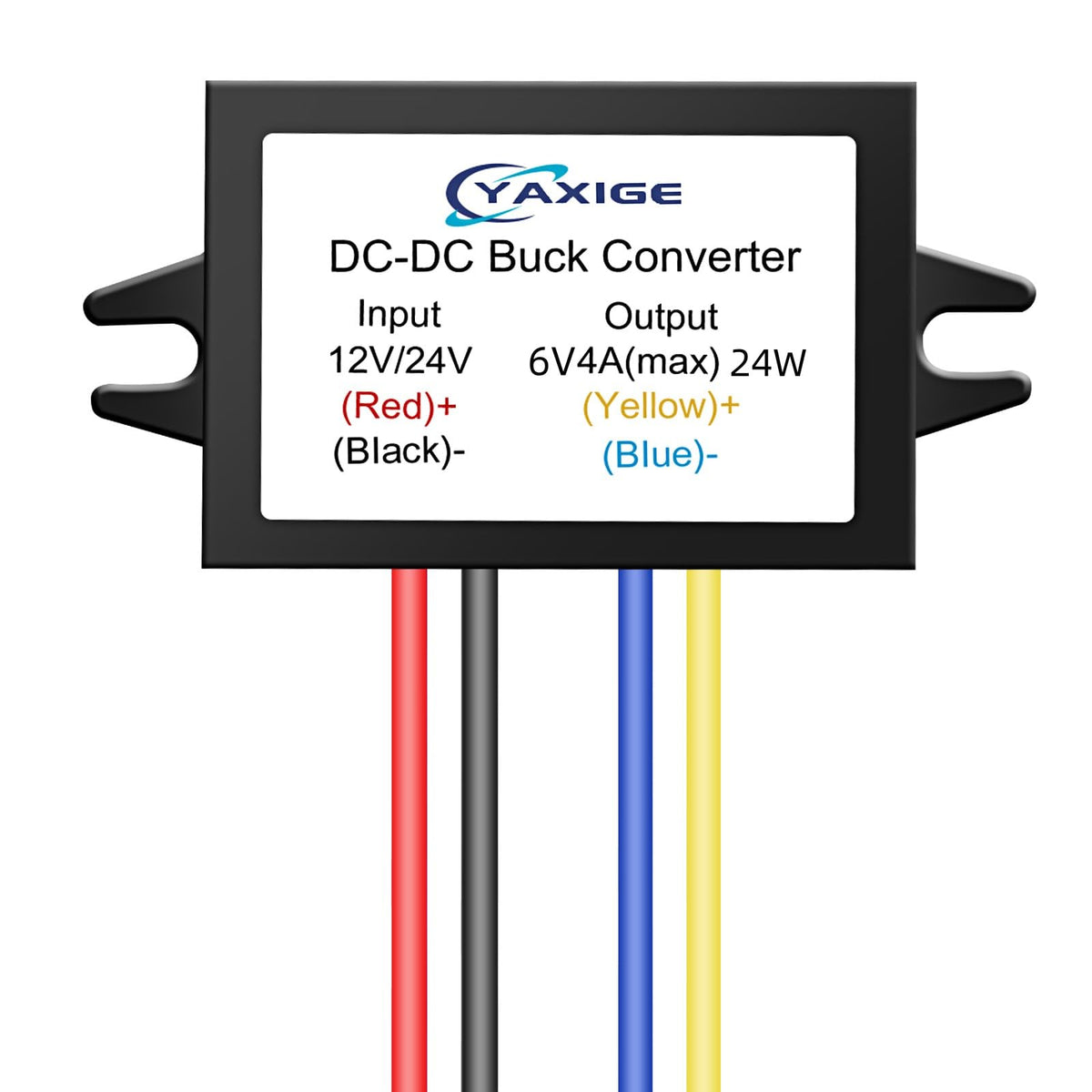 Dc Dc 6V 4A 24W (Maximum) 12V 24V To 6V Step Down Converter, Step Down Regulator, Waterproof Module Suitable For Various 6V Equi