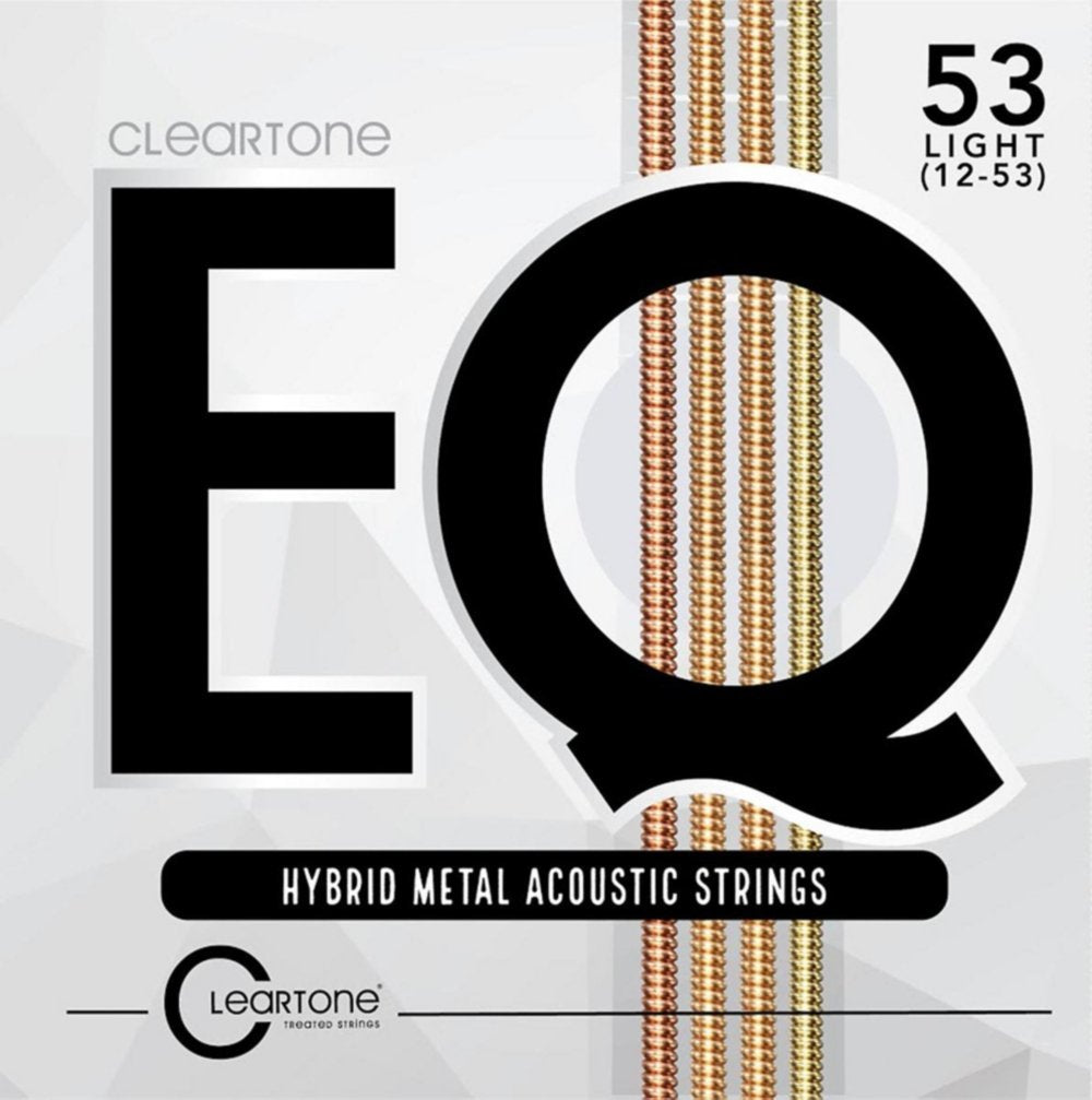 Cleartone EQ Hybrid Metal Acoustic Guitar Strings (12-53)