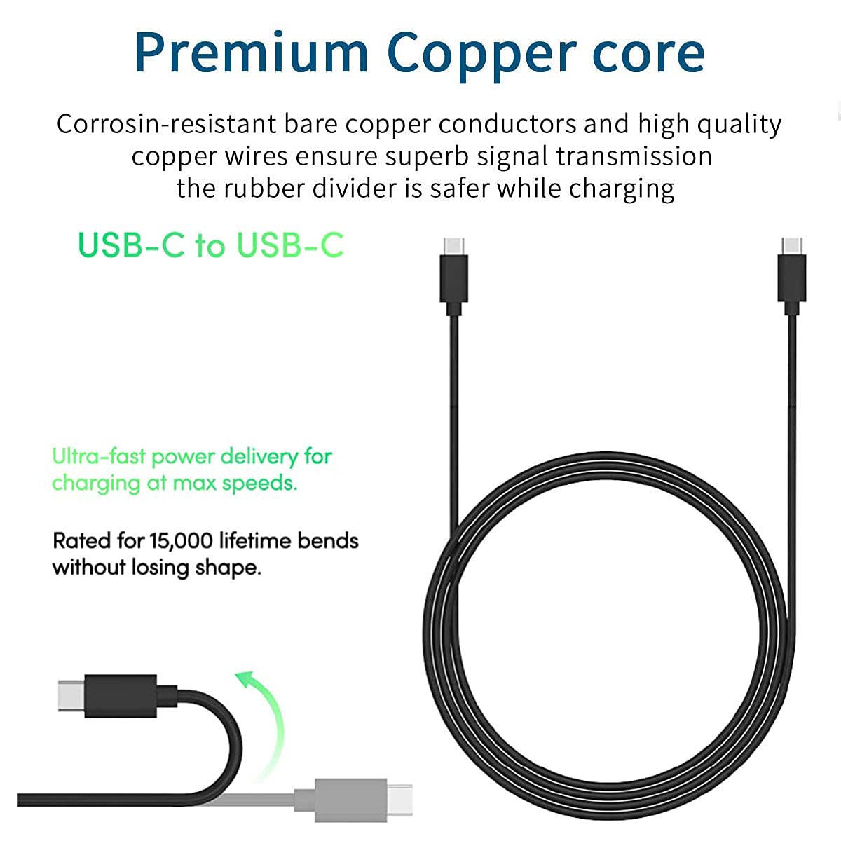 Usb C Charger Adapter Block Cable [5Ft/18W] For Beats Studio Buds, Beats Fit Pro/X Kim, Beats Flex, Beats Studio Buds Plus Wireless Earbuds Earphones Charging Case Cord