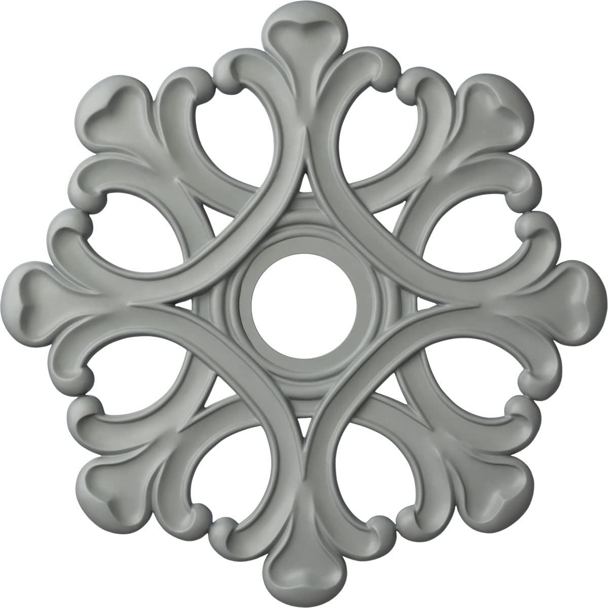 Ekena Millwork Cm20An Angel Ceiling Medallion, 20 7/8''Od X 3 5/8''Id X 1''P, Factory Primed