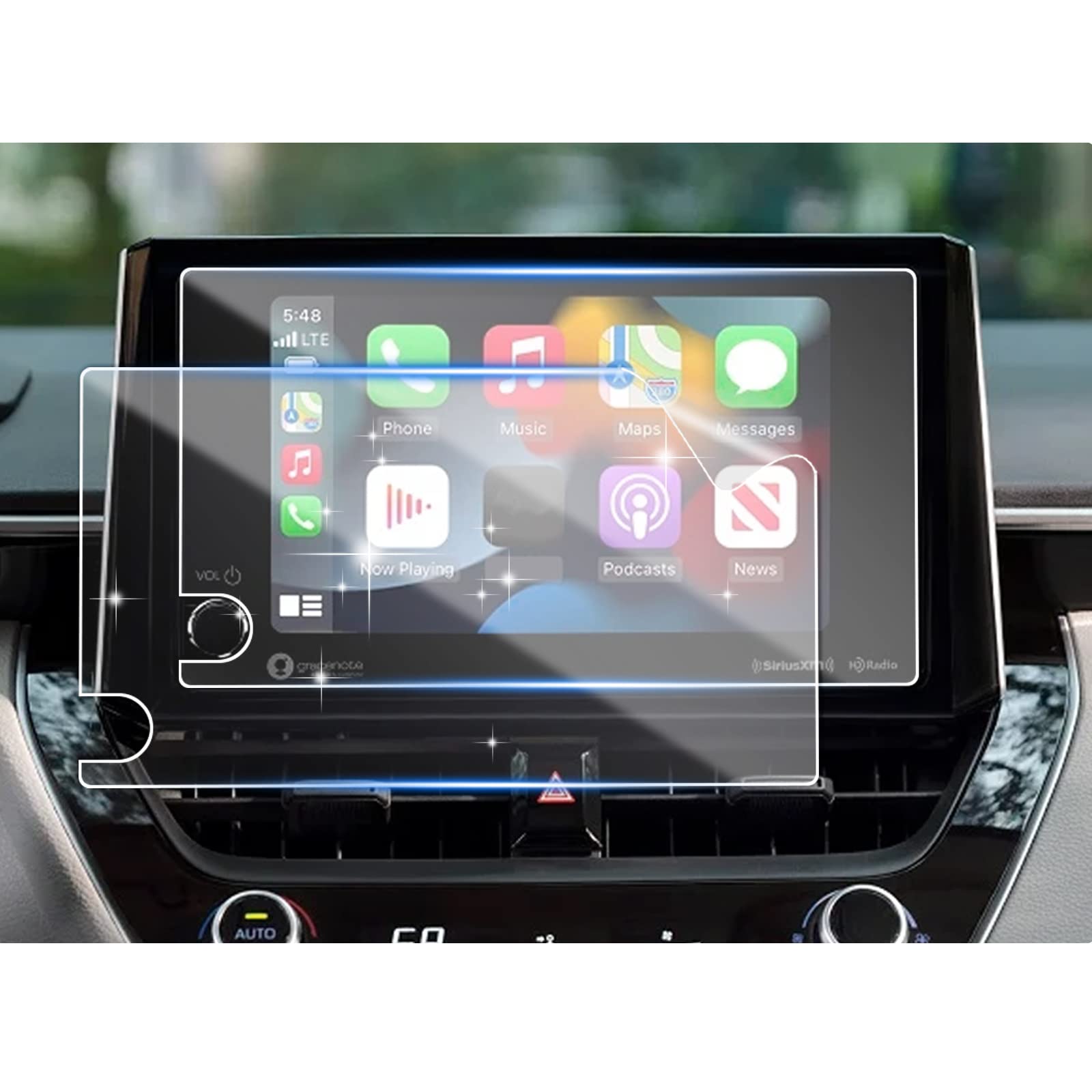 Shaohao For 2023 2024 Toyota Corolla Screen Protector 2023 2024 Corolla Accessories Screen Protector 8 Inch, Fit For 2023 2024 T