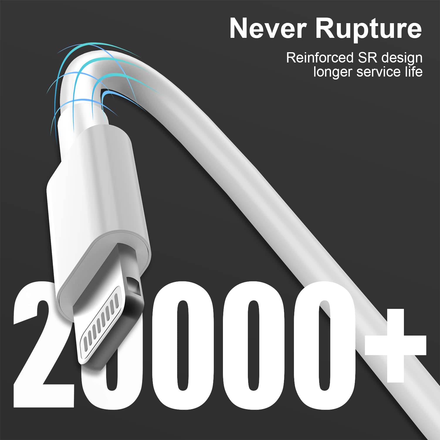 2Pack 6Ft Iphone Charger, [Apple Mfi Certified] Long Iphone Charger Cord 6 Ft, Apple Lightning To Usb Cable, 6 Foot Fast Charging Cords For Iphone Charger 14/13/12/11/13 Pro/13 Max/X/Xs/Xr/Xs