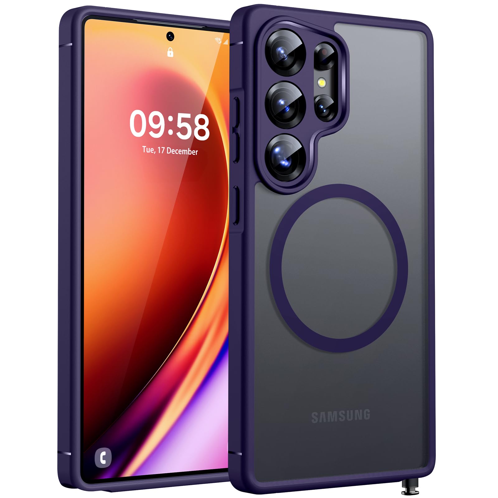 TOCOL Magnetic for Samsung Galaxy S25 Ultra Case, Upgraded Full Camera Protection, Compatible with Magsafe, Drop Protection Back